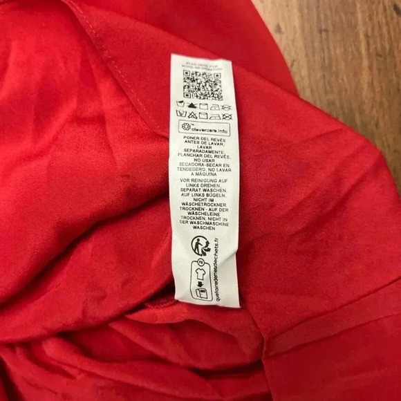 ASOS Designs Corset Dress Red Size 6 Maxi Sheer Panel Bodice Formal Sexy Cut Out - Picture 14 of 16